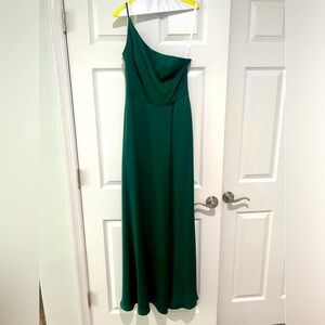 Davids Bridal stretch satin Gown - Gem color